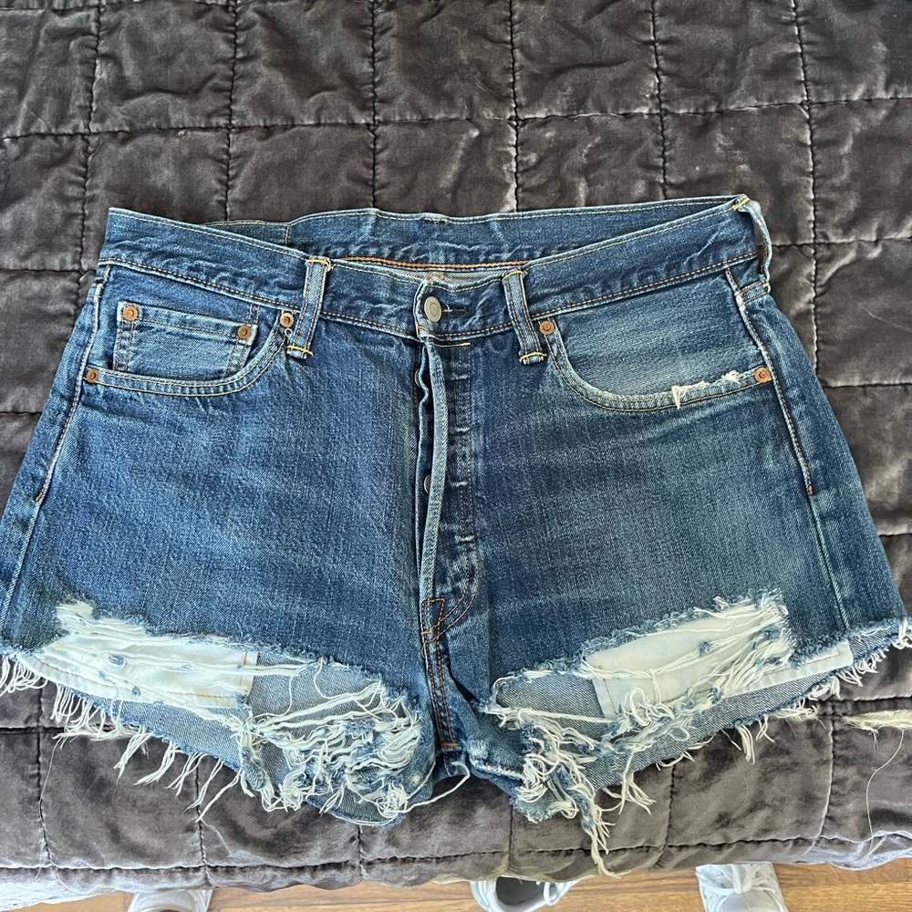 levi’s Distressed Jean Shorts